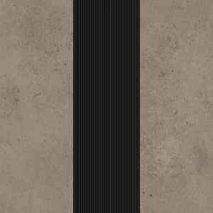 Линолеум FORBO Sarlon Complete Step 637499 cement sepia, nose black фото ##numphoto## | FLOORDEALER